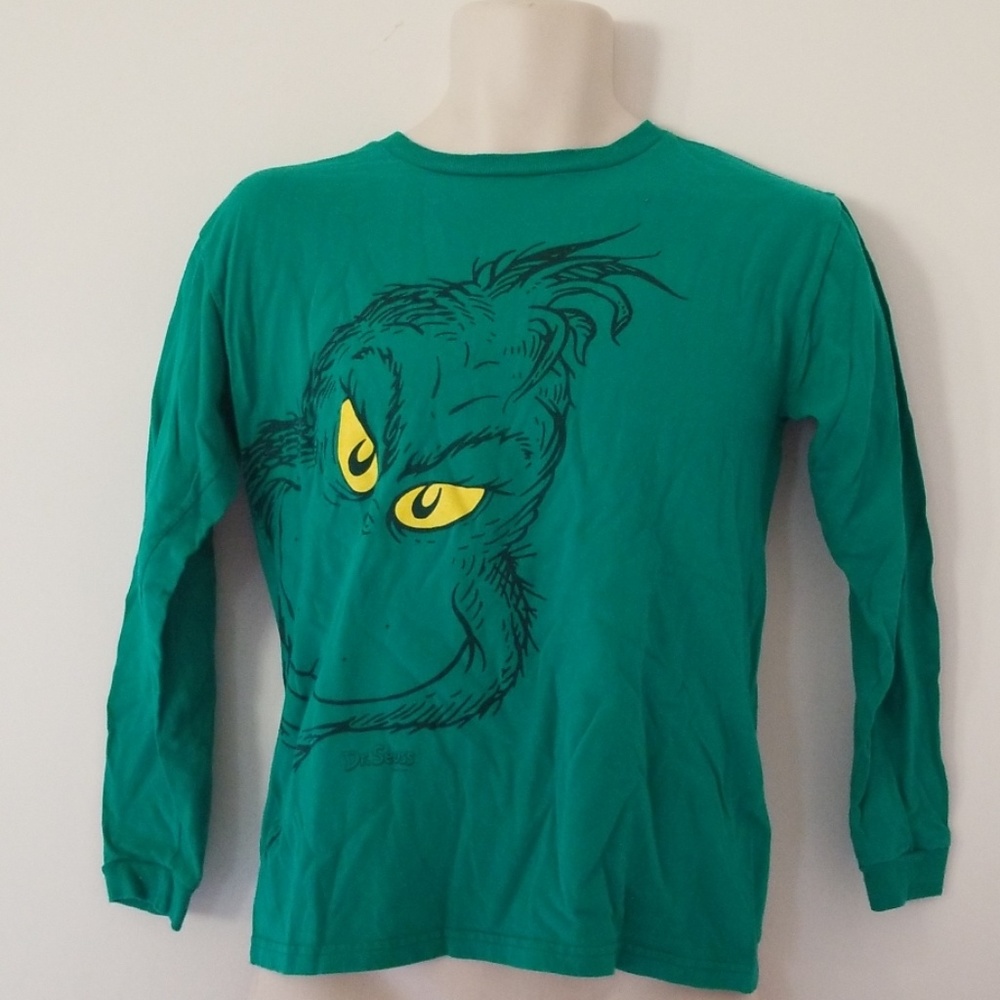 Dr. Seuss Imagination Green Grinch Long Sleeve T